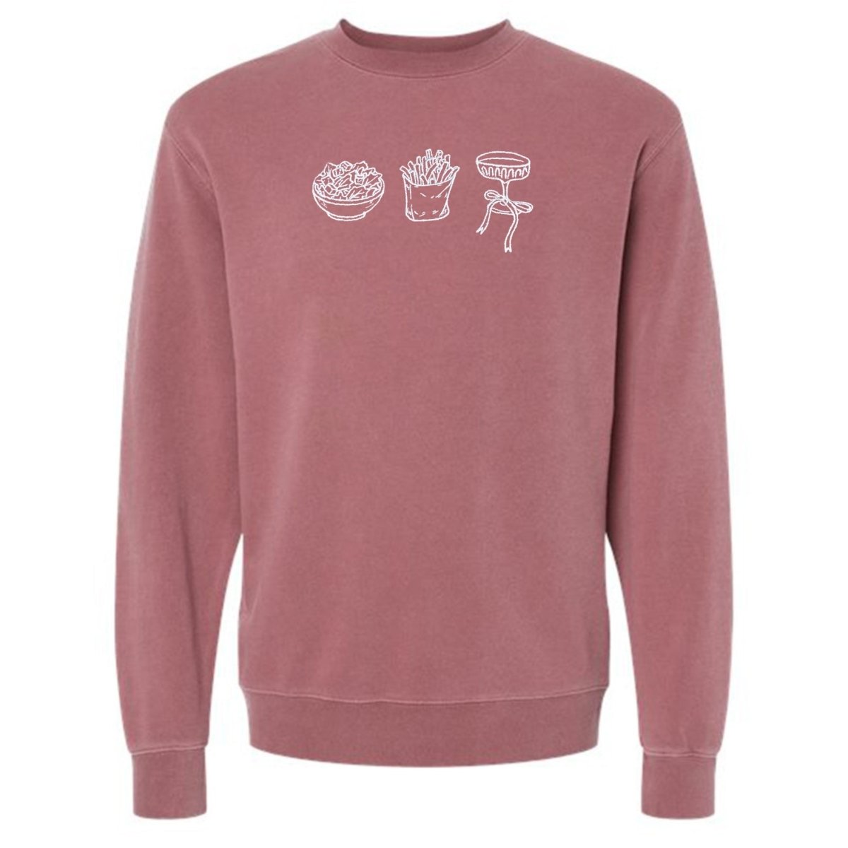 'Girl Dinner' Embroidered Cozy Crew product image 16
