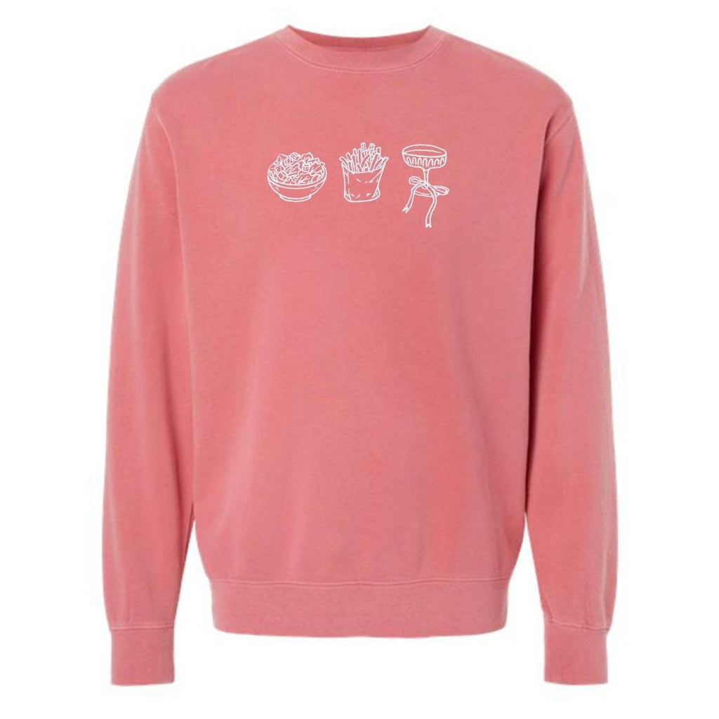 'Girl Dinner' Embroidered Cozy Crew product image 17
