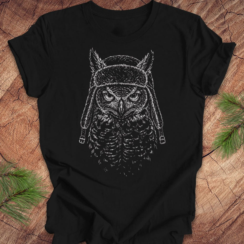 Great Horned Owl Hat Tee