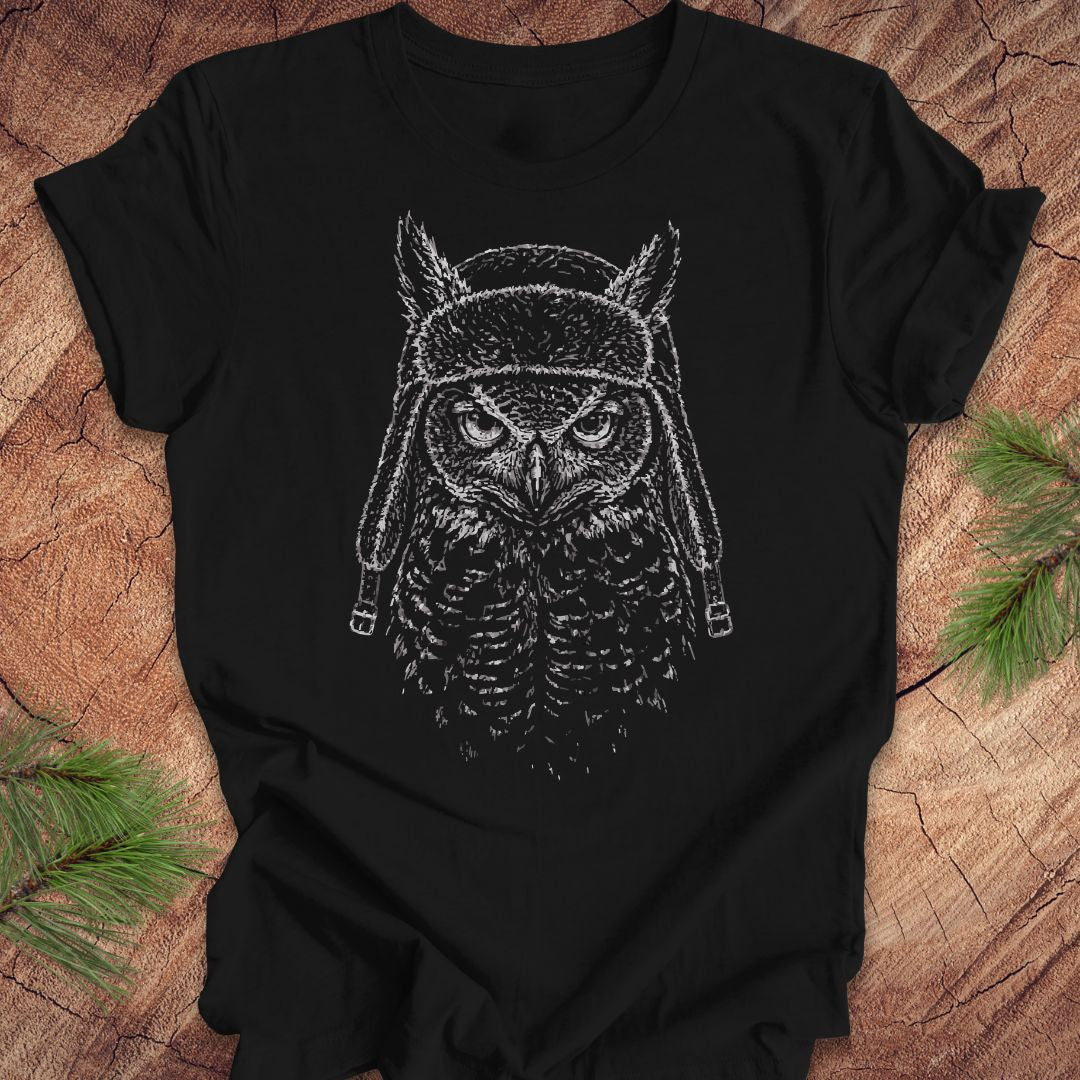 Great Horned Owl Hat Tee