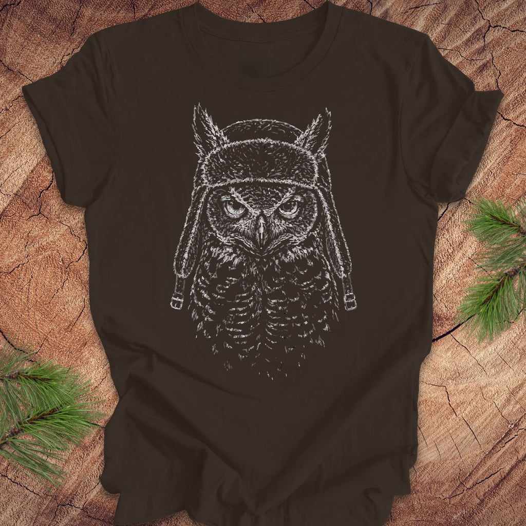 Great Horned Owl Hat Tee