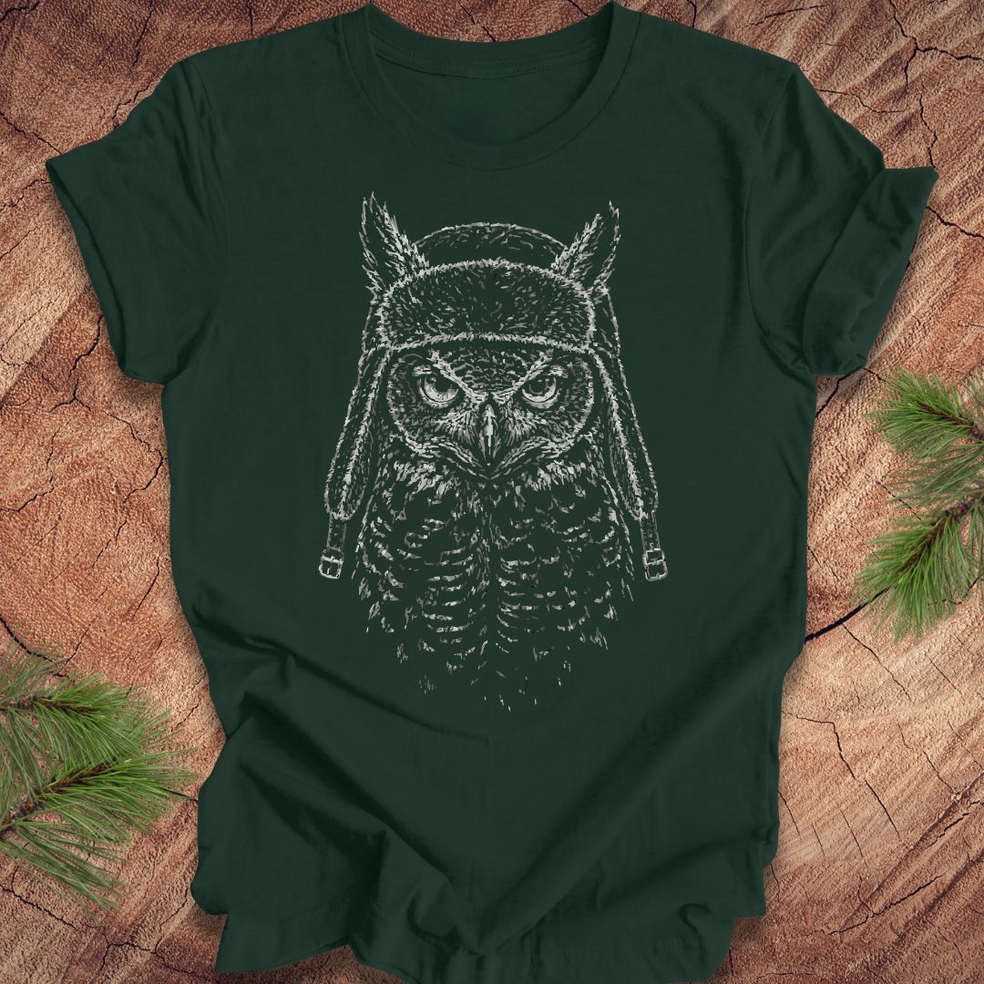 Great Horned Owl Hat Tee