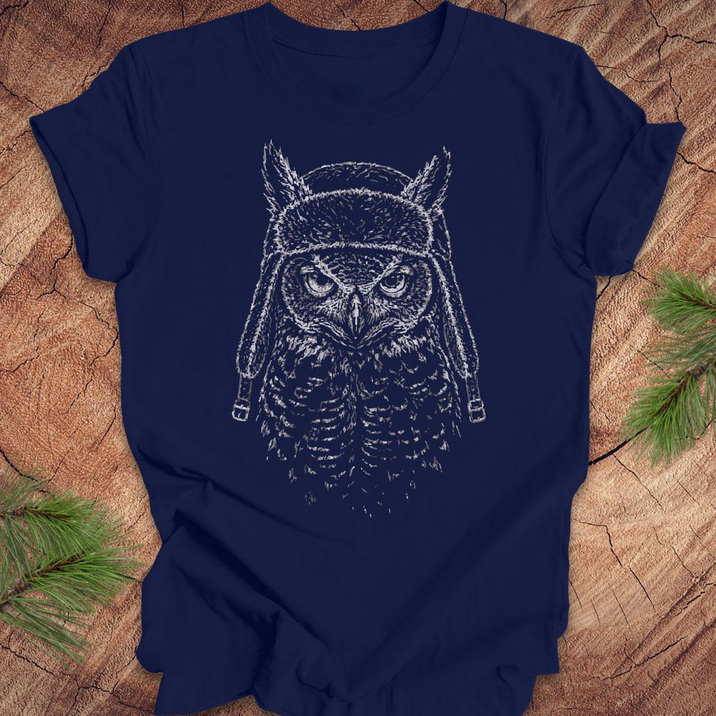 Great Horned Owl Hat Tee