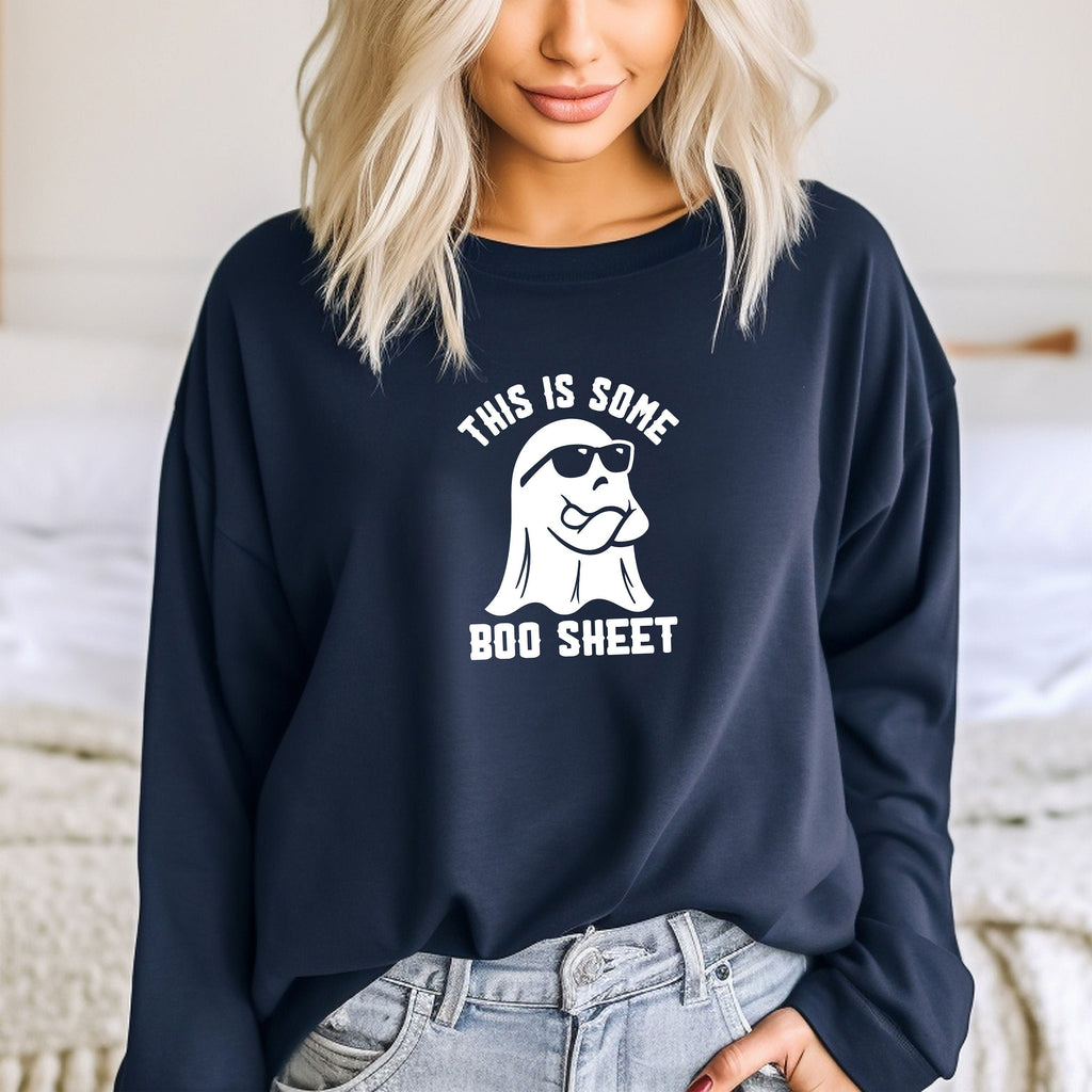 Boo Sheet Funny Halloween Ghost Sweat, This Is Some product image 6