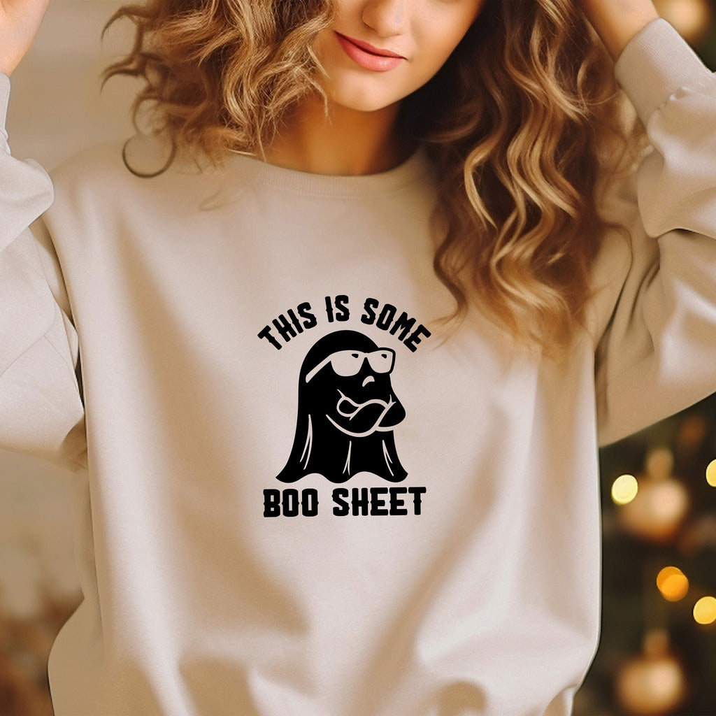 Boo Sheet Funny Halloween Ghost Sweat, This Is Some product image 8