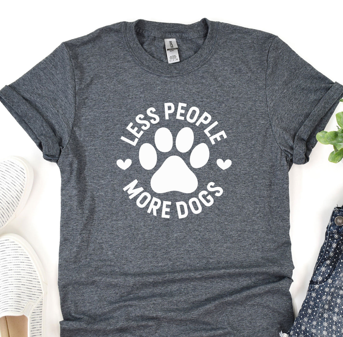Less People More Dogs, Dog Mom Shirts, Lovers Gift, Fur product image 8
