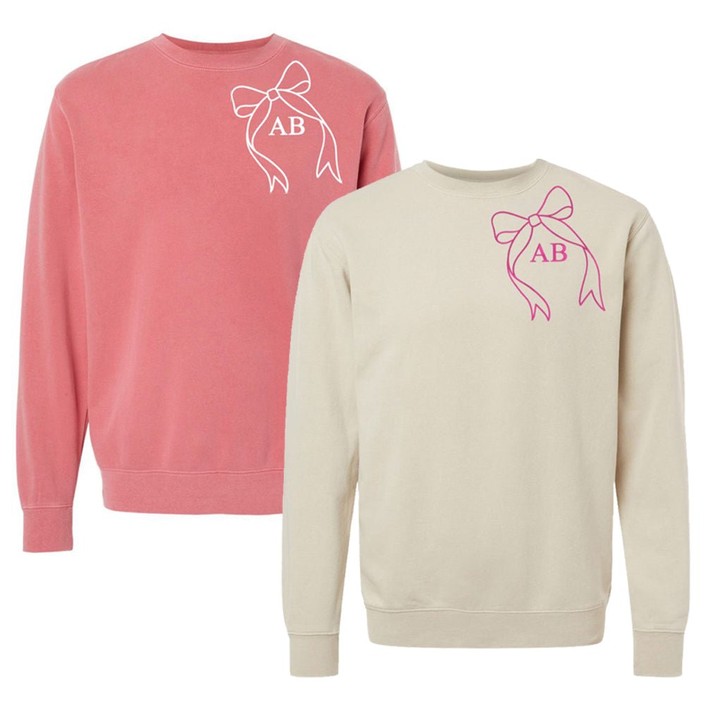 Initialed 'Big Bow' Cozy Crew product image 1