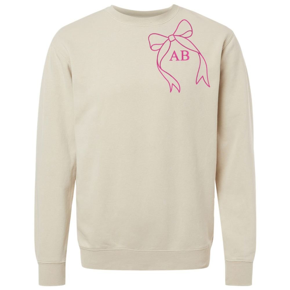 Initialed 'Big Bow' Cozy Crew product image 2