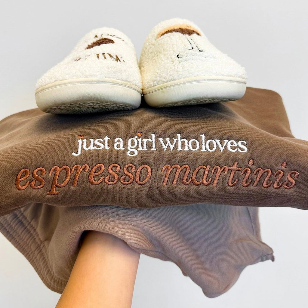 'Just A Girl Who Loves Espresso Martinis' Cozy Crew product image 3