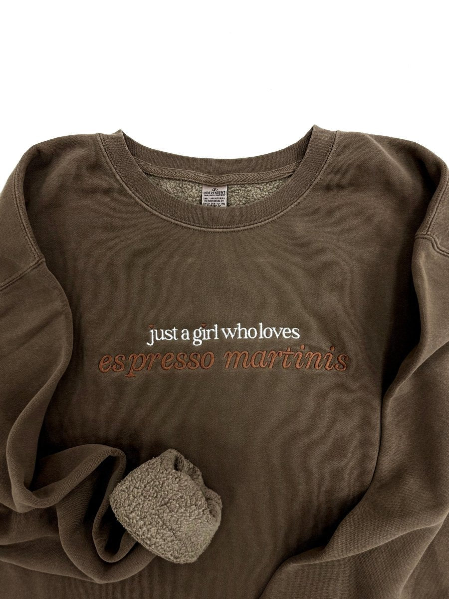'Just A Girl Who Loves Espresso Martinis' Cozy Crew product image 5
