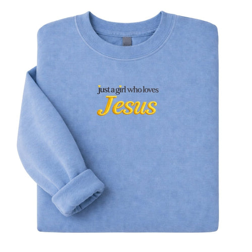 'Just A Girl Who Loves Jesus' Cozy Crew product image 2