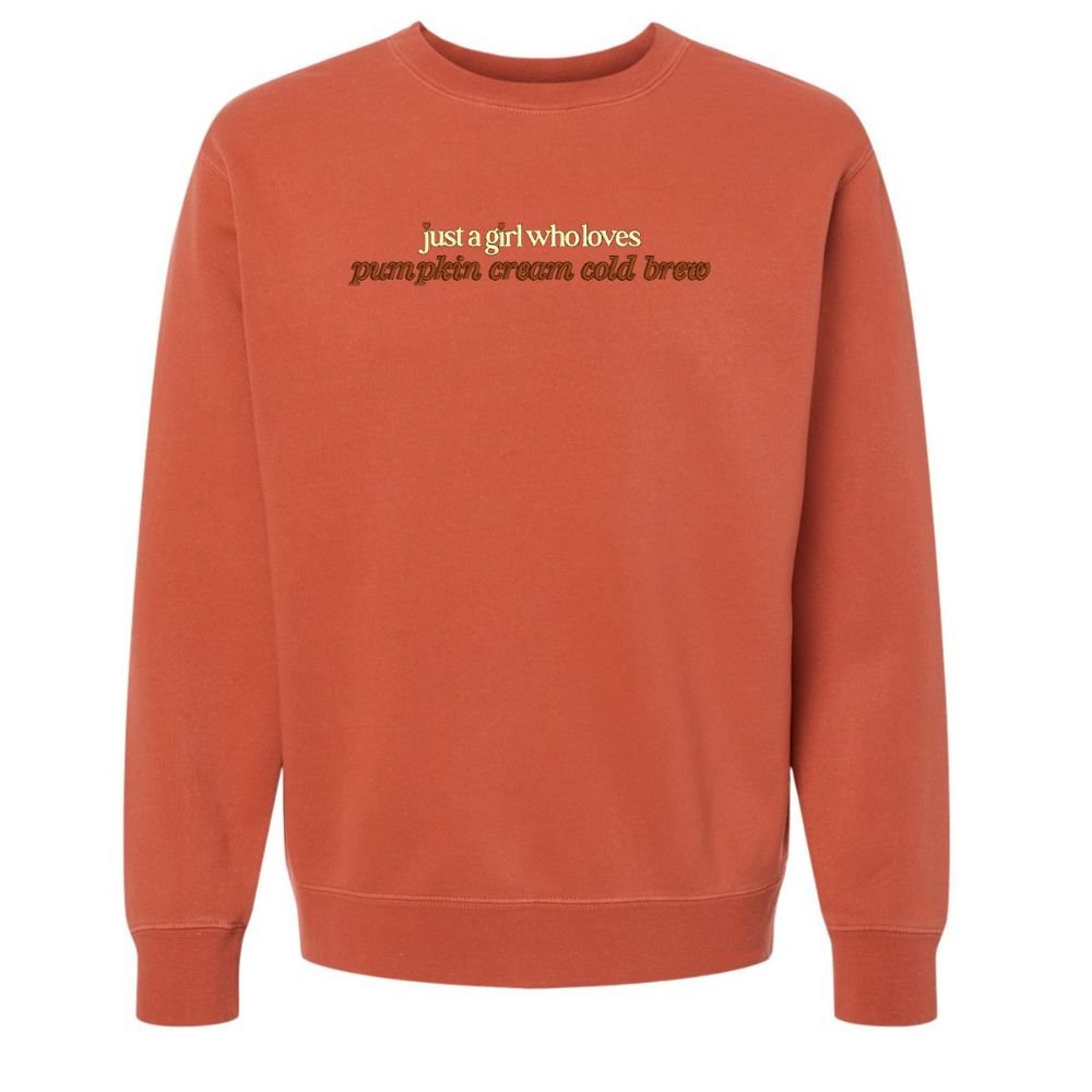 'Just A Girl Who Loves Pumpkin Cream Cold Brew' Cozy Crew product image 2