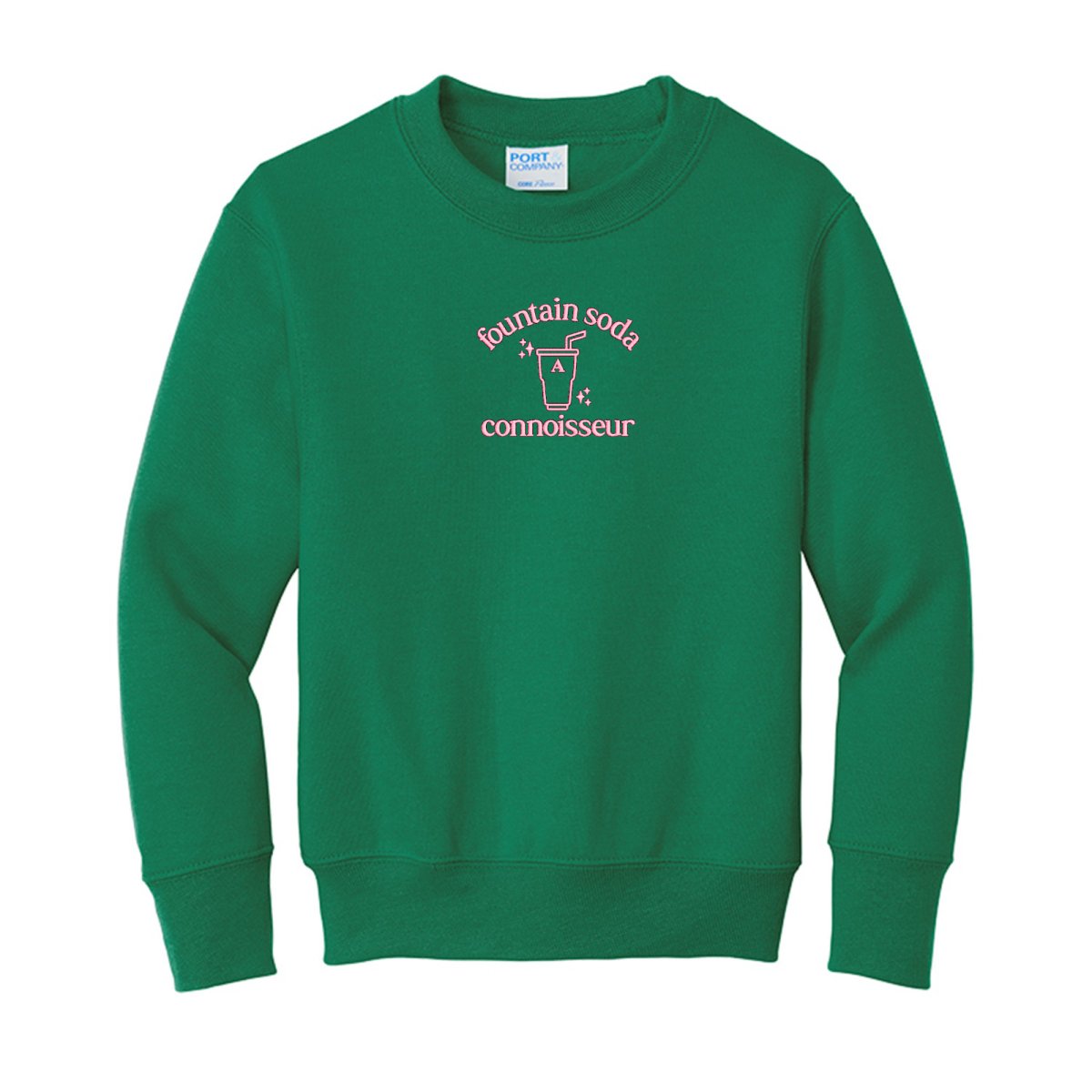 Kids Monogrammed 'Fountain Soda Connoisseur' Crewneck product image 2