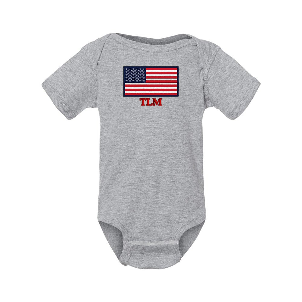 Make It Yours™ 'American Flag' Infant Onesie