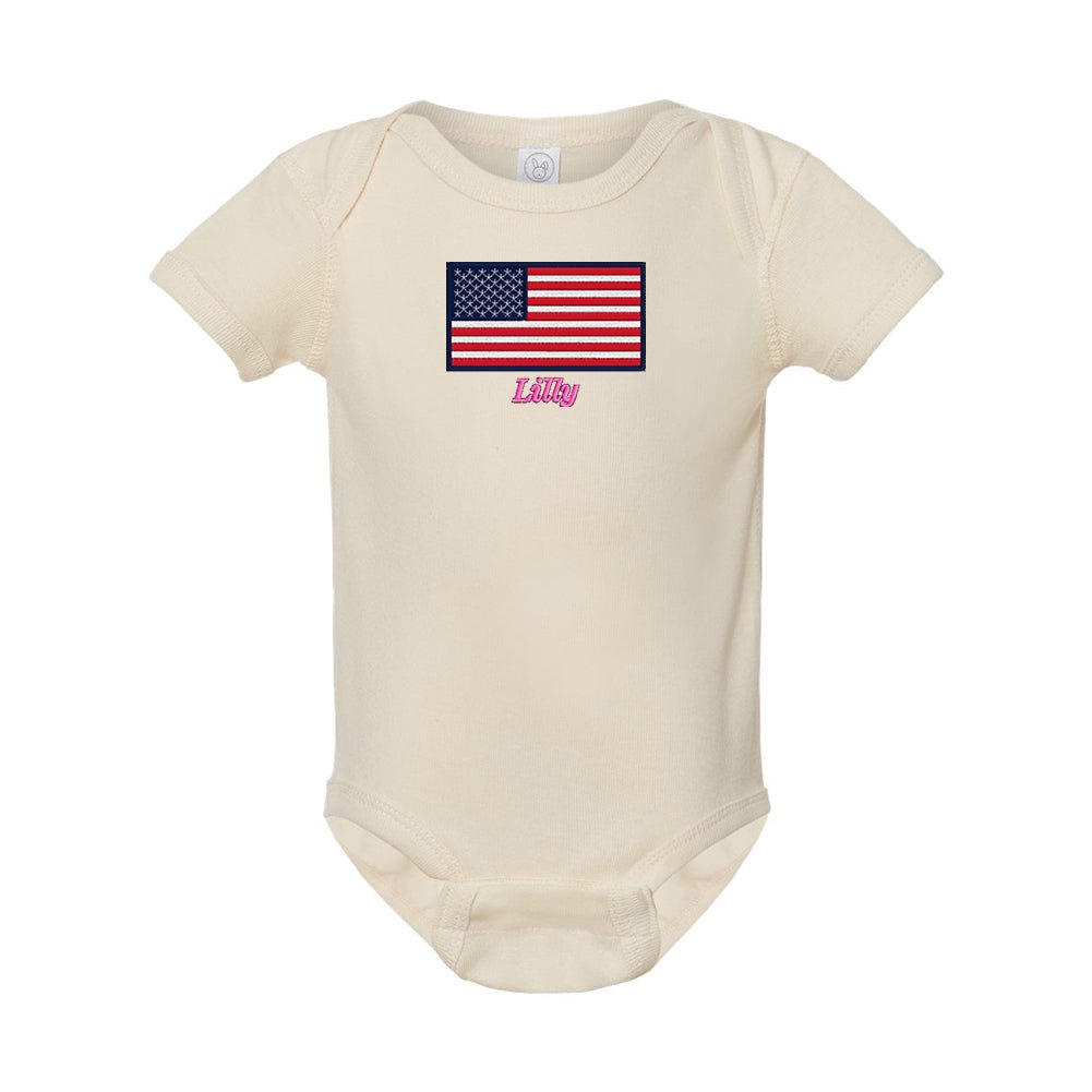 Make It Yours™ 'American Flag' Infant Onesie