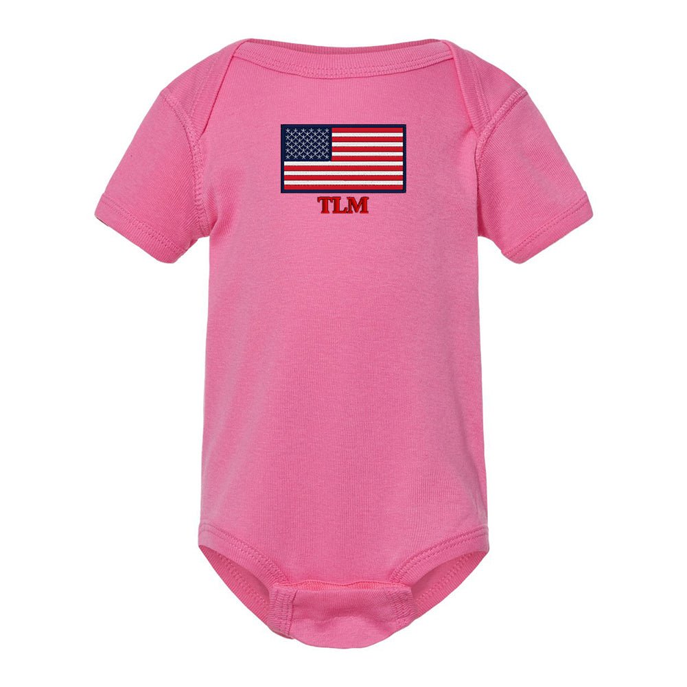 Make It Yours™ 'American Flag' Infant Onesie