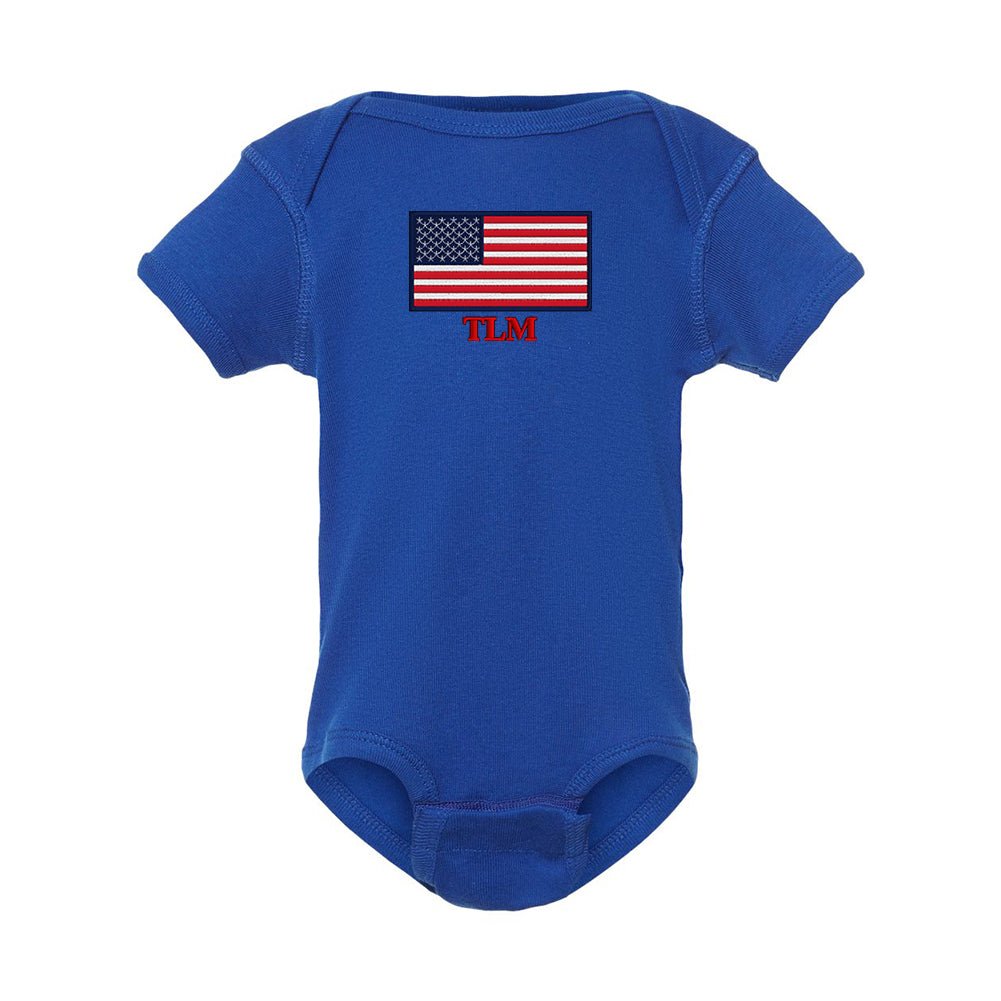 Make It Yours™ 'American Flag' Infant Onesie