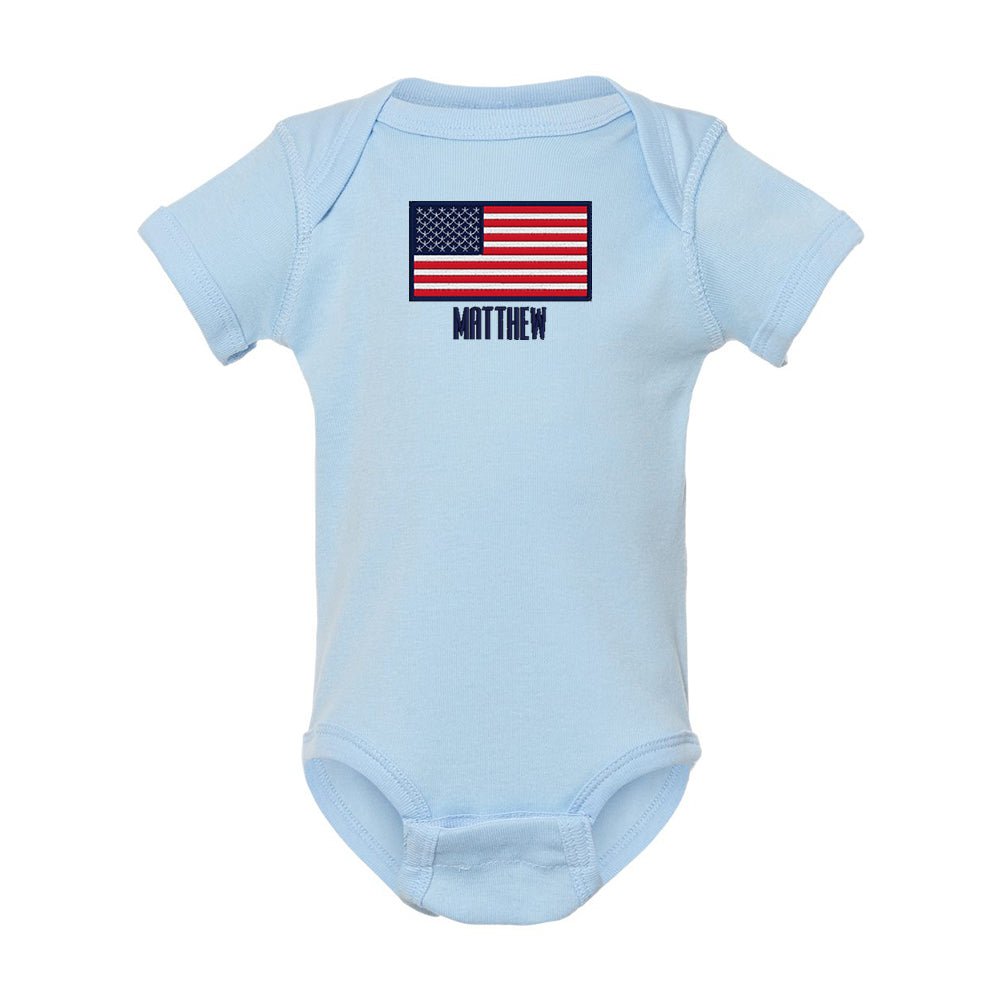 Make It Yours™ 'American Flag' Infant Onesie