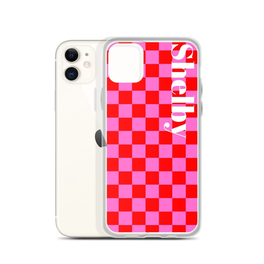 Make It Yours™ Check Pattern iPhone Case