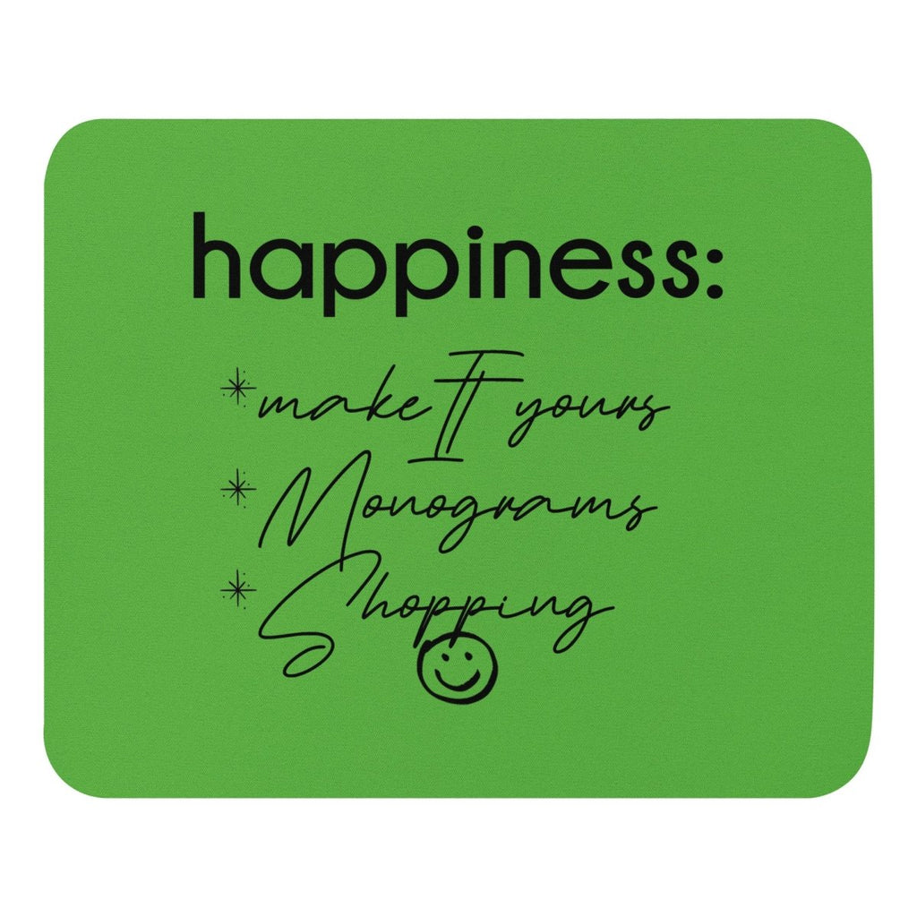 Make It Yours™ 'Happiness Checklist' Mouse Pad
