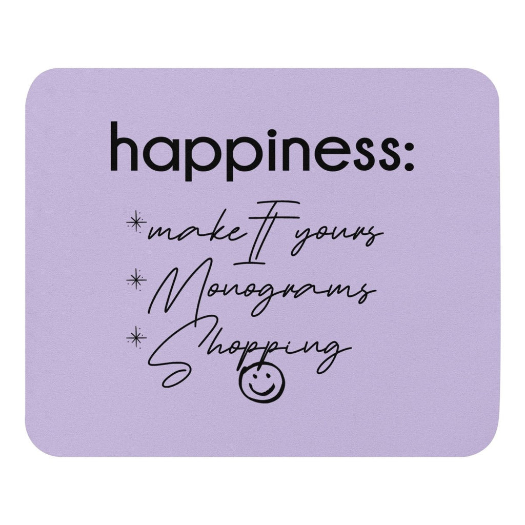 Make It Yours™ 'Happiness Checklist' Mouse Pad