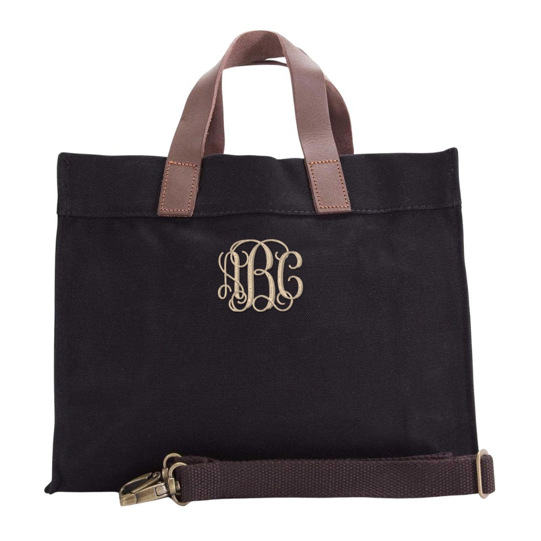 Monogrammed 'Dayzy Daytrip' Mini Canvas Tote