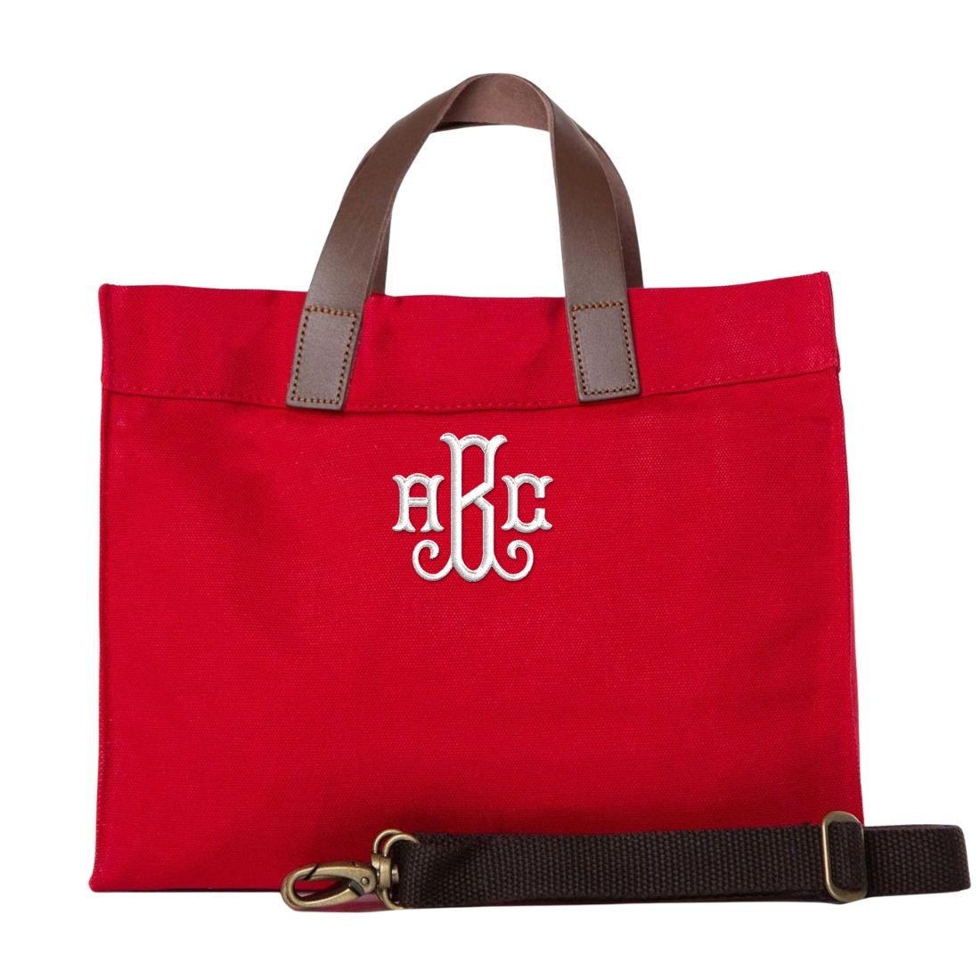 Monogrammed 'Dayzy Daytrip' Mini Canvas Tote