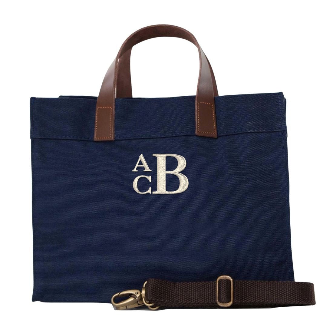 Monogrammed 'Dayzy Daytrip' Mini Canvas Tote