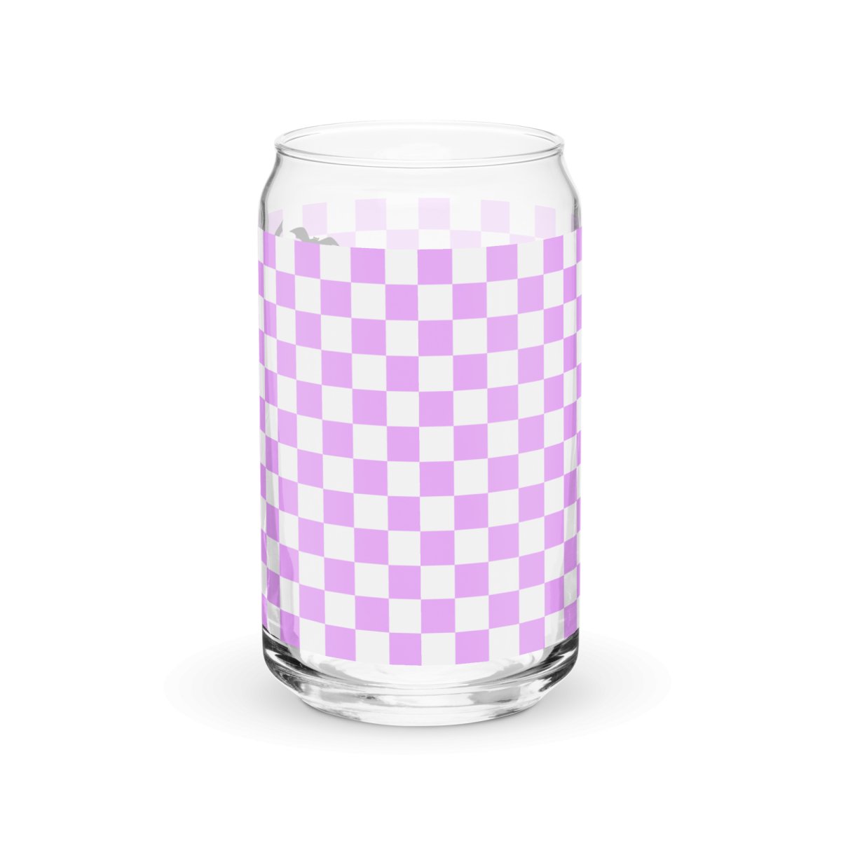 Monogrammed Halloween Glass Can