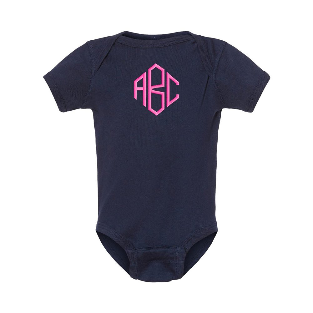 Monogrammed Infant Onesie