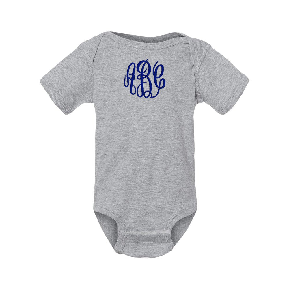 Monogrammed Infant Onesie