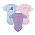 Monogrammed Infant Onesie