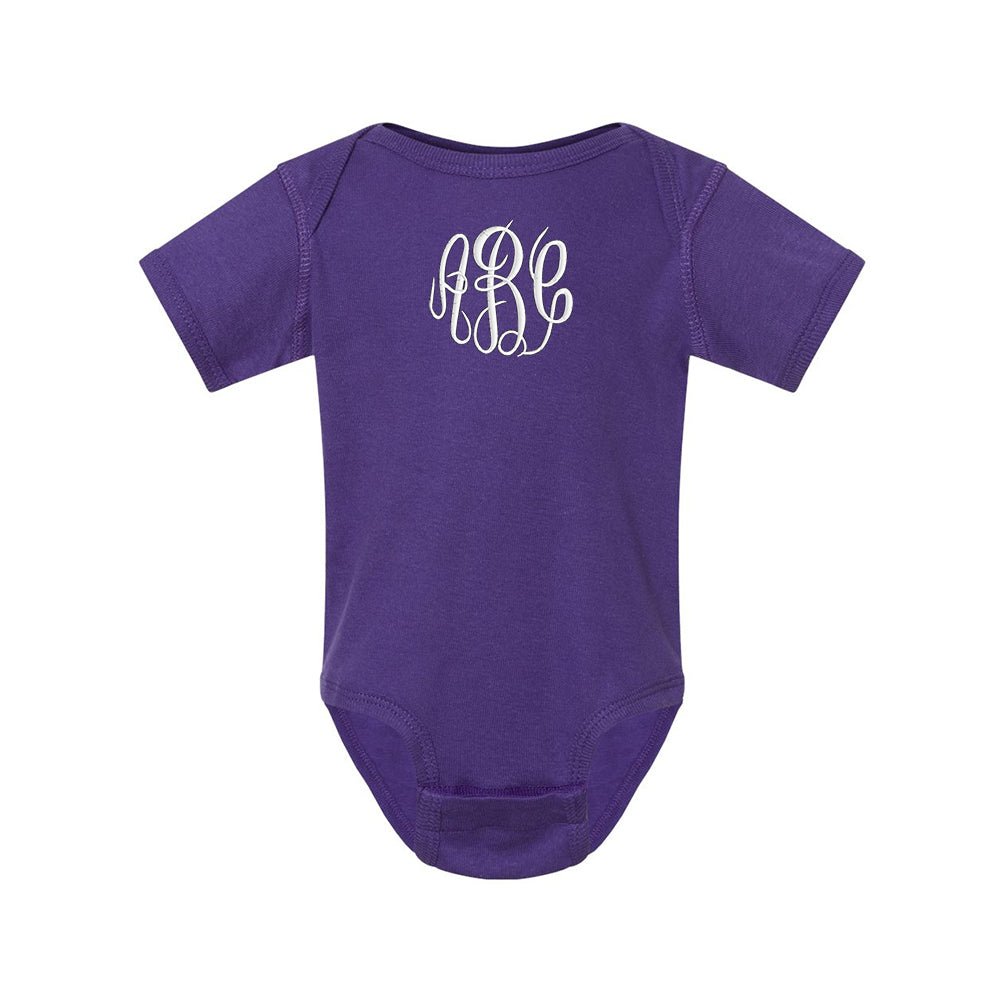 Monogrammed Infant Onesie