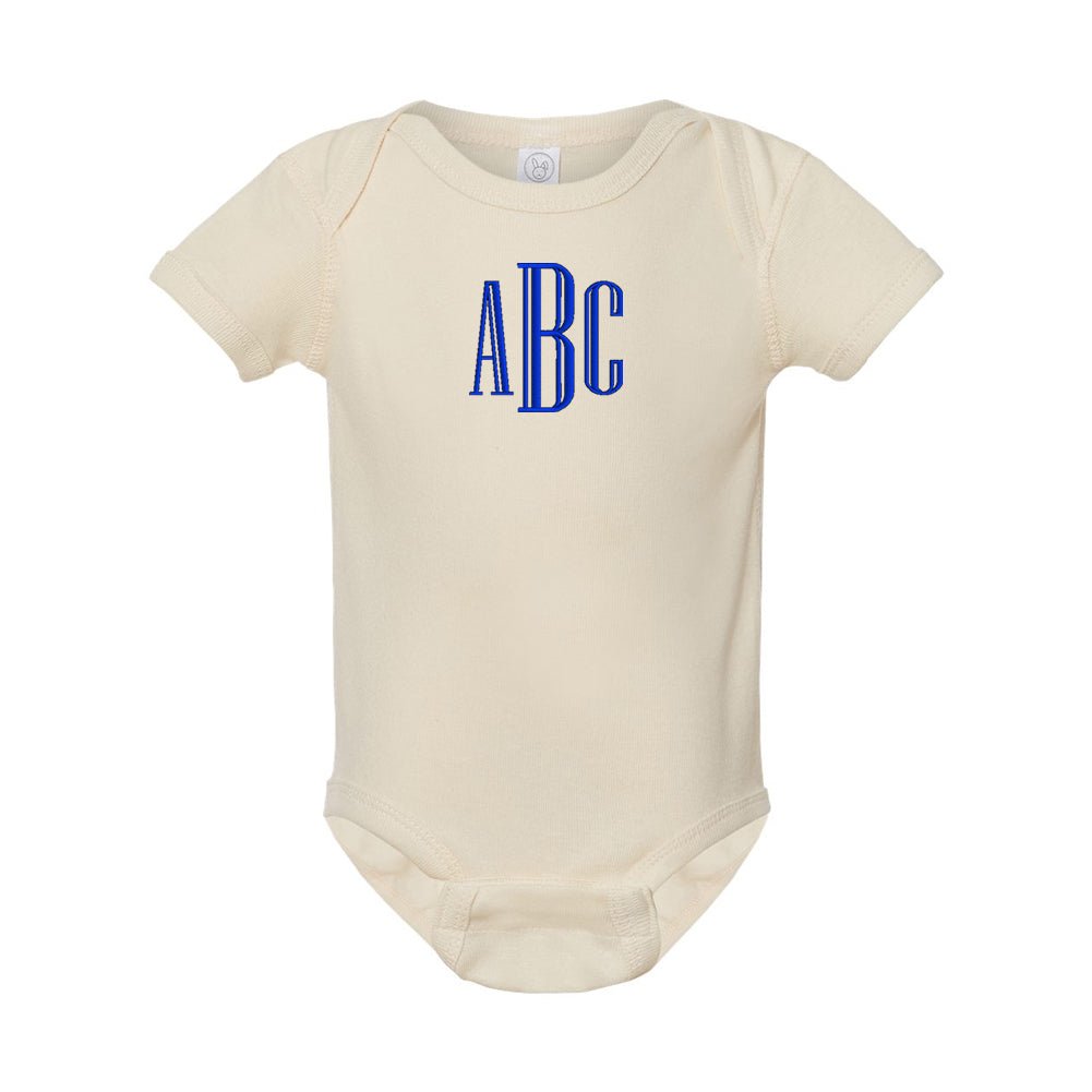Monogrammed Infant Onesie