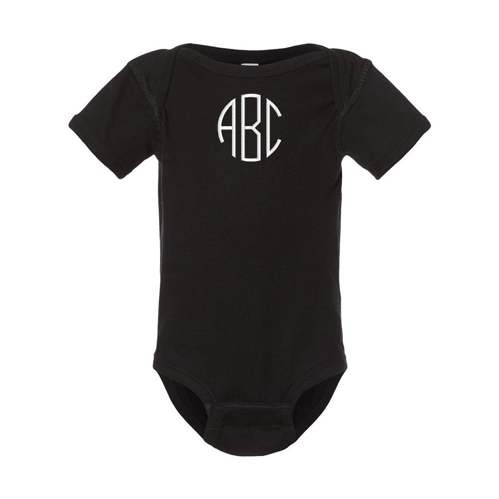 Monogrammed Infant Onesie