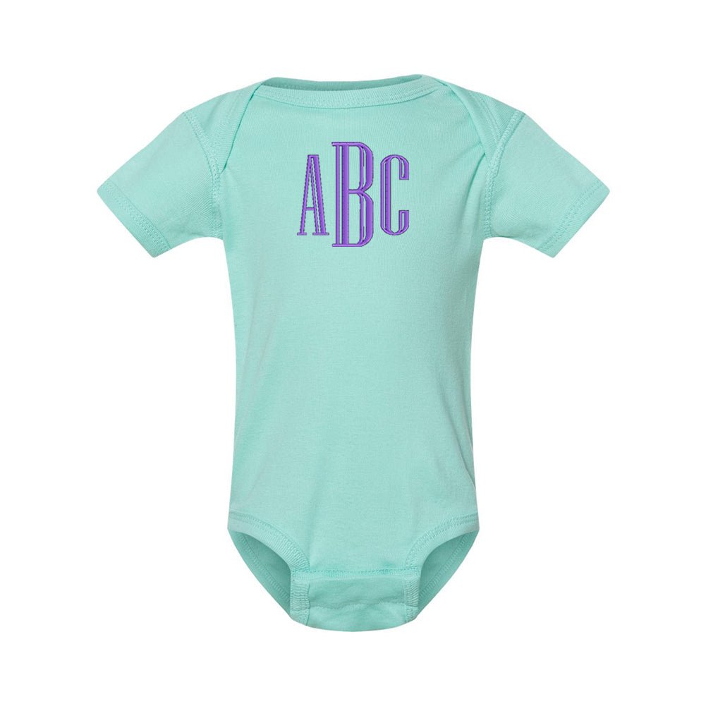 Monogrammed Infant Onesie