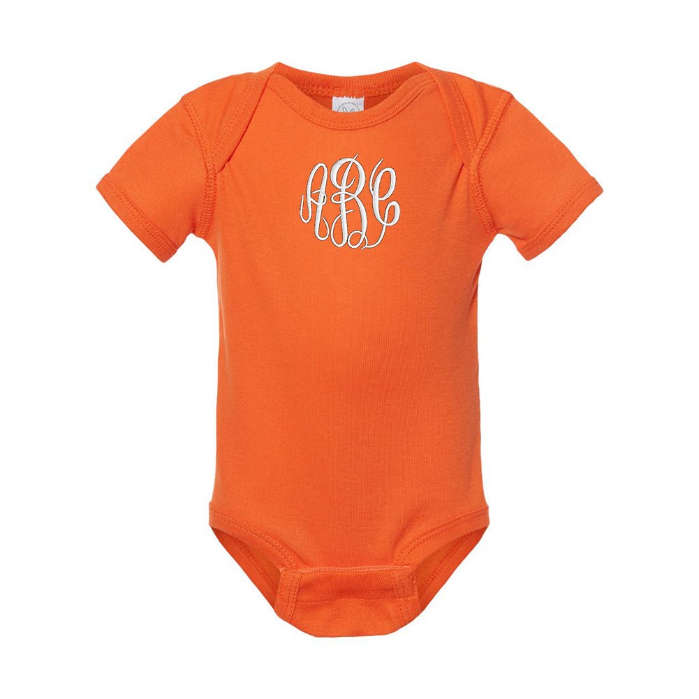 Monogrammed Infant Onesie
