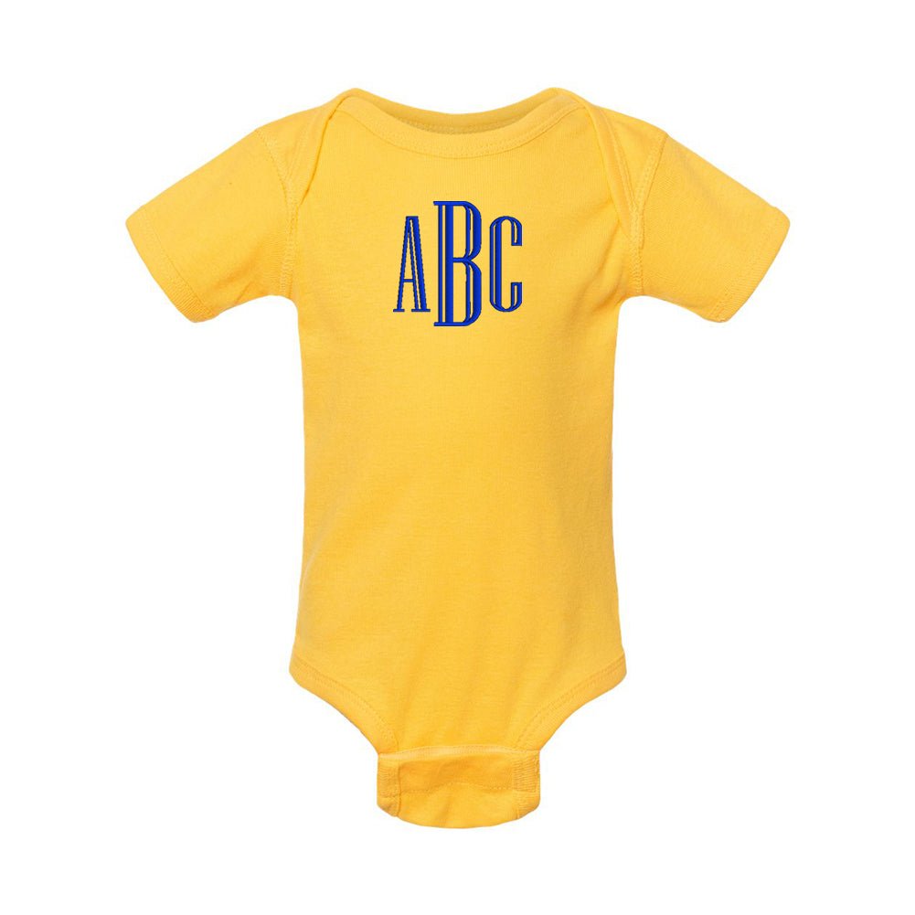 Monogrammed Infant Onesie