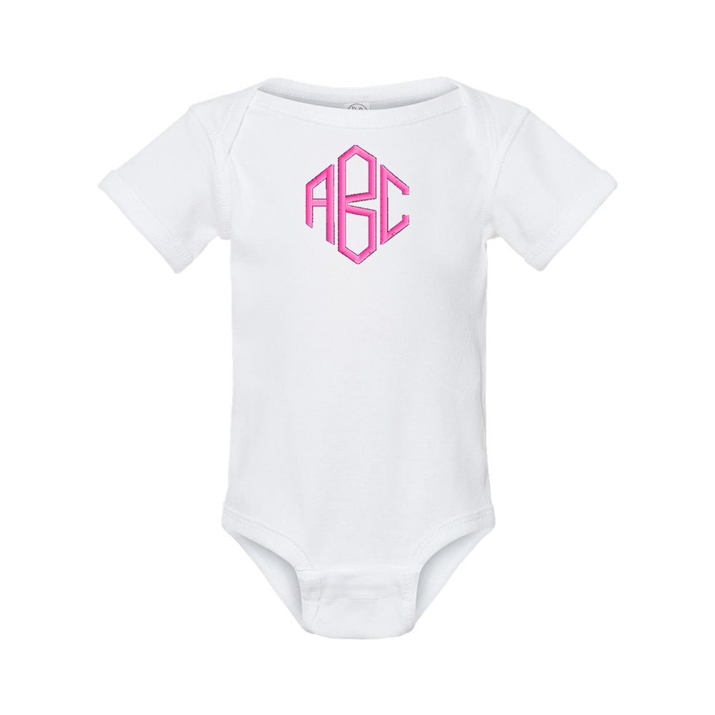 Monogrammed Infant Onesie