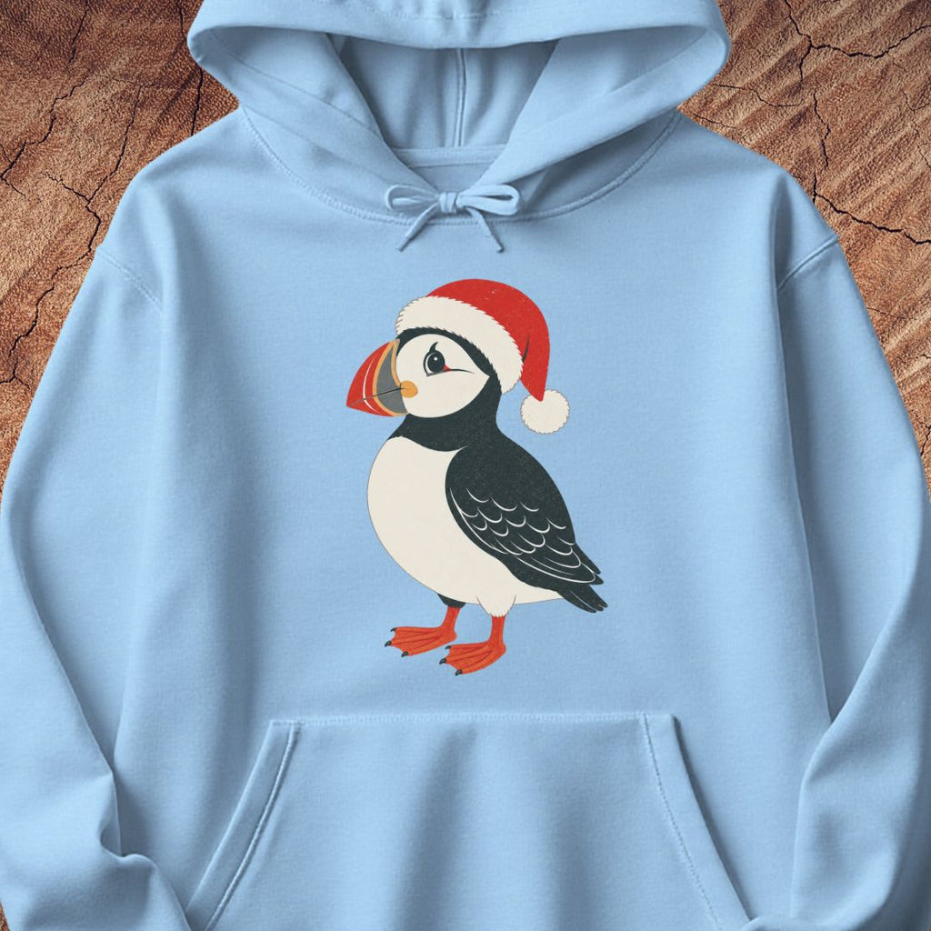 Puffin Santa Hat Hoodie