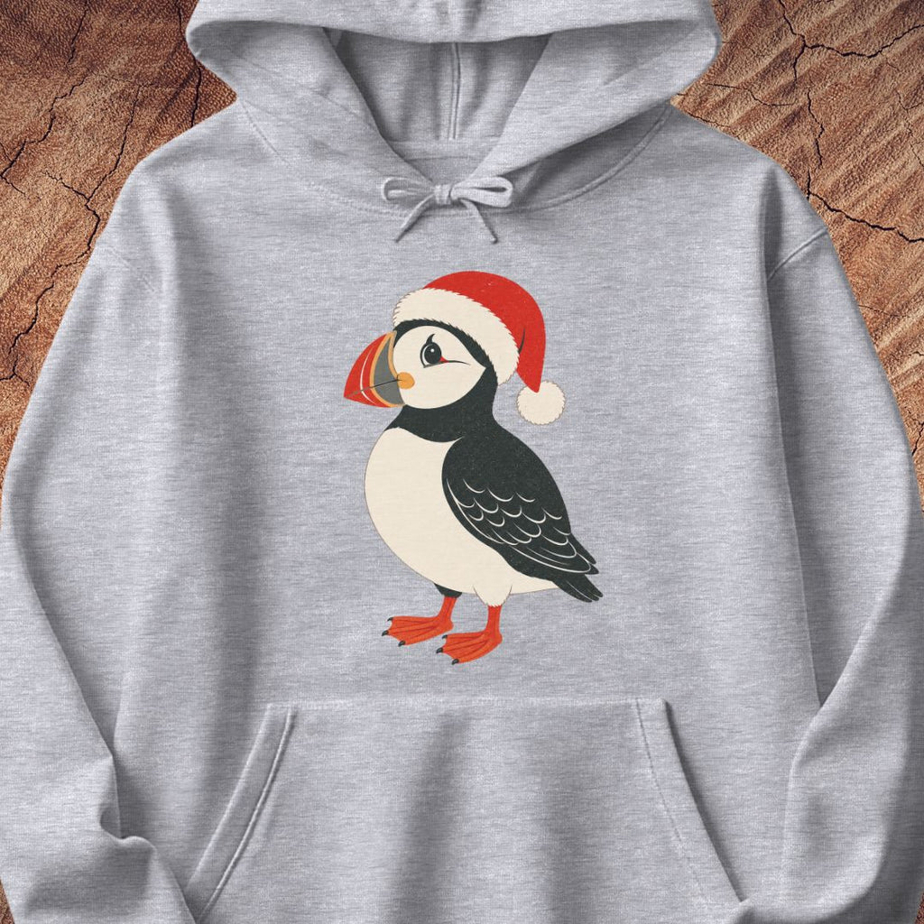 Puffin Santa Hat Hoodie