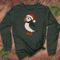 Puffin Santa Hat Long-Sleeve Tee
