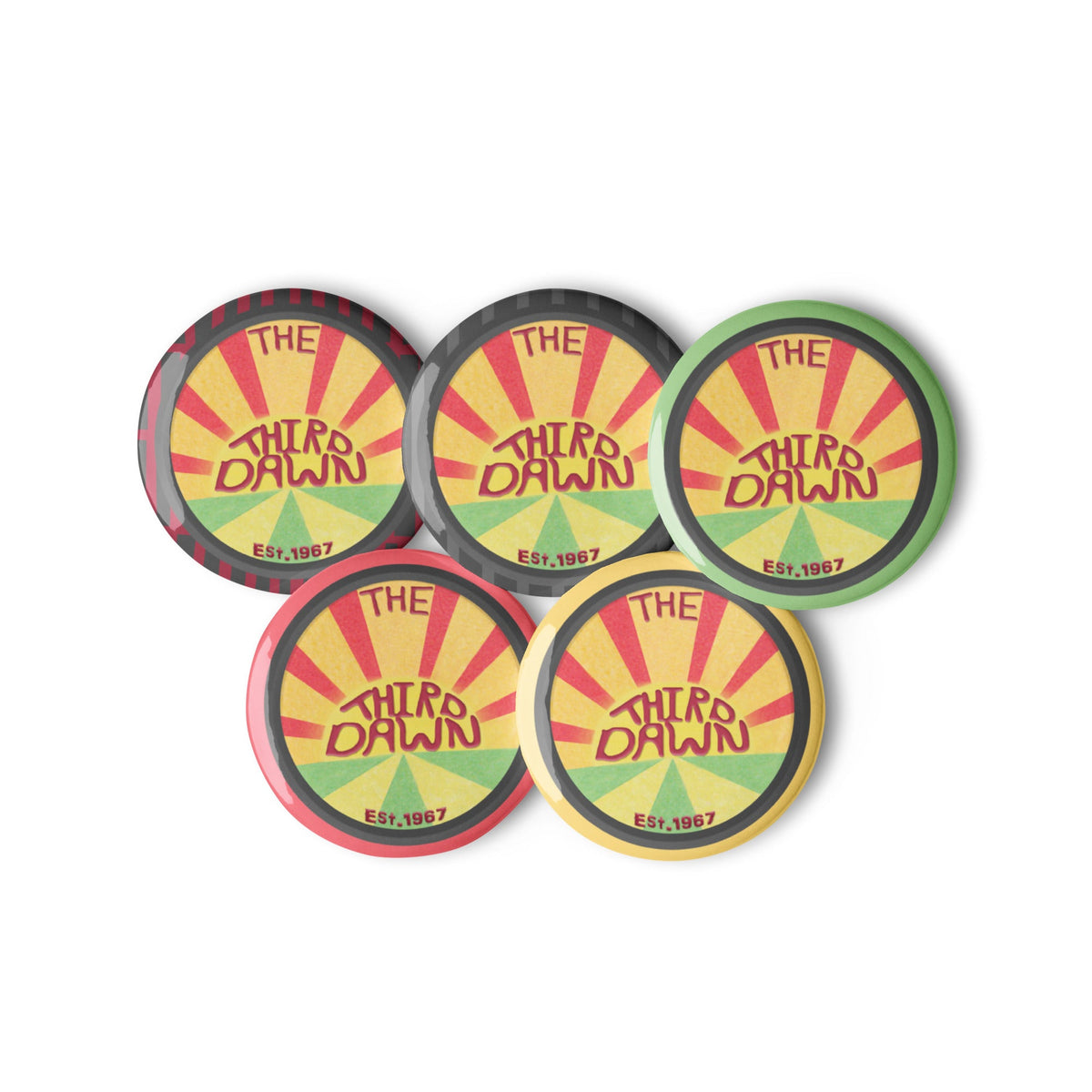 Set of 2.25" pin buttons