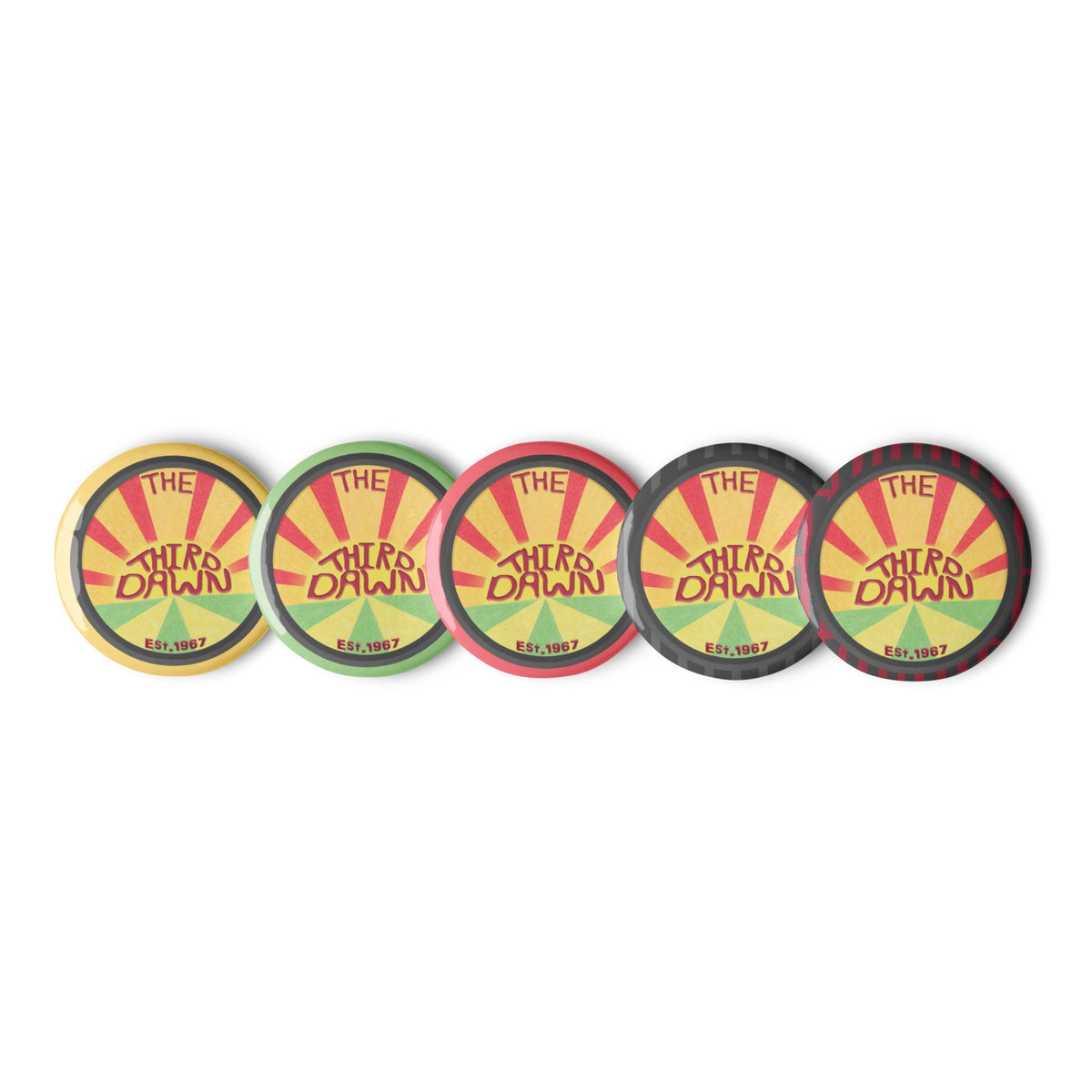 Set of 2.25" pin buttons