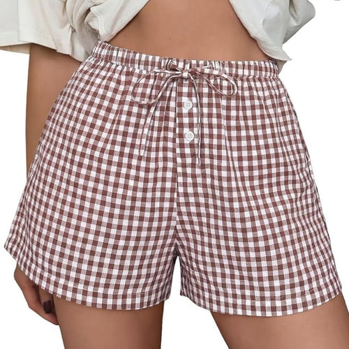 'Slow Sundayzy' Gingham Boxers product image 1