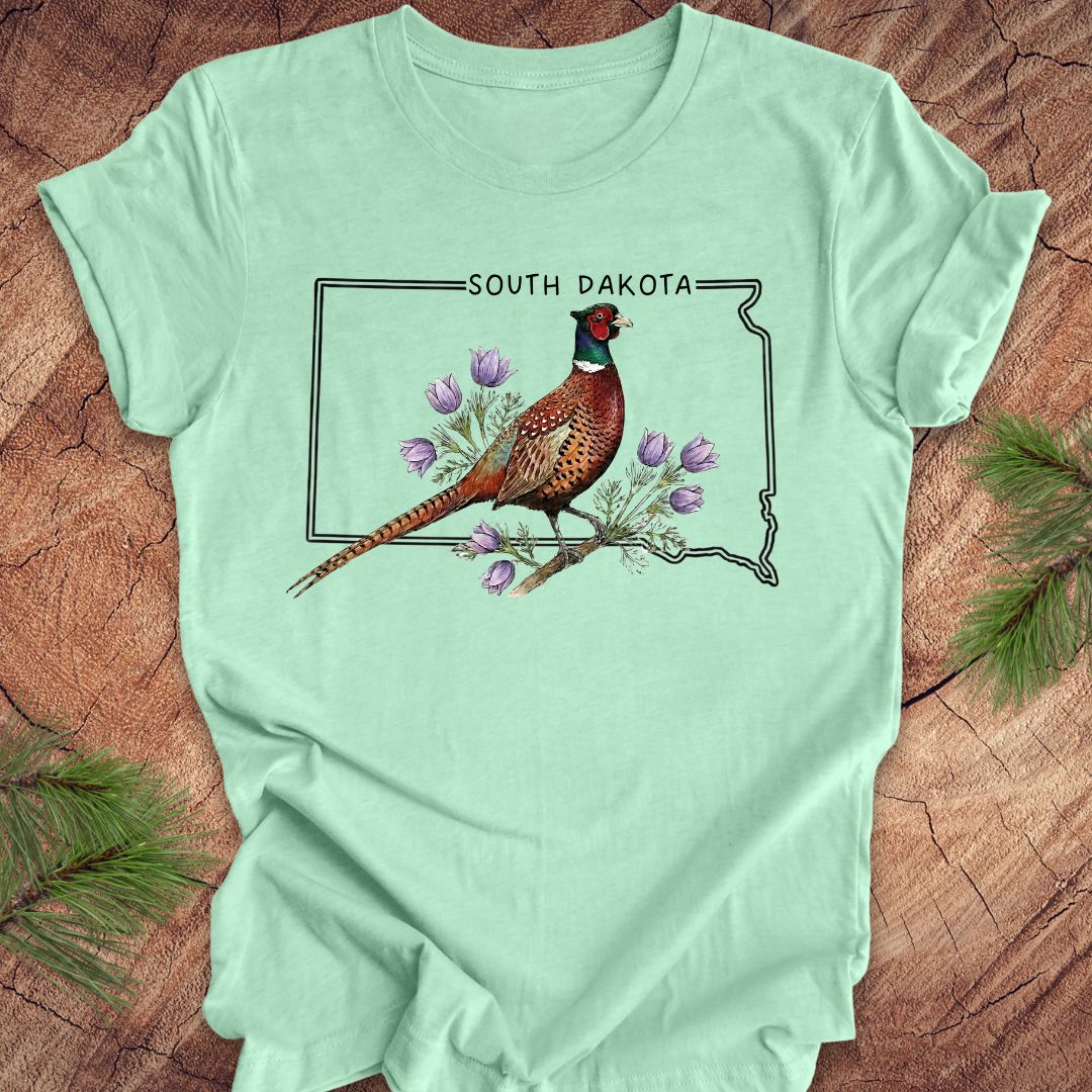 South Dakota State Bird Pheasant Tee