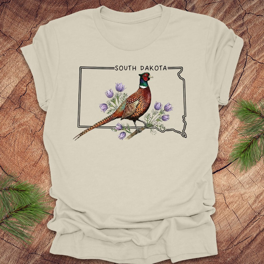 South Dakota State Bird Pheasant Tee