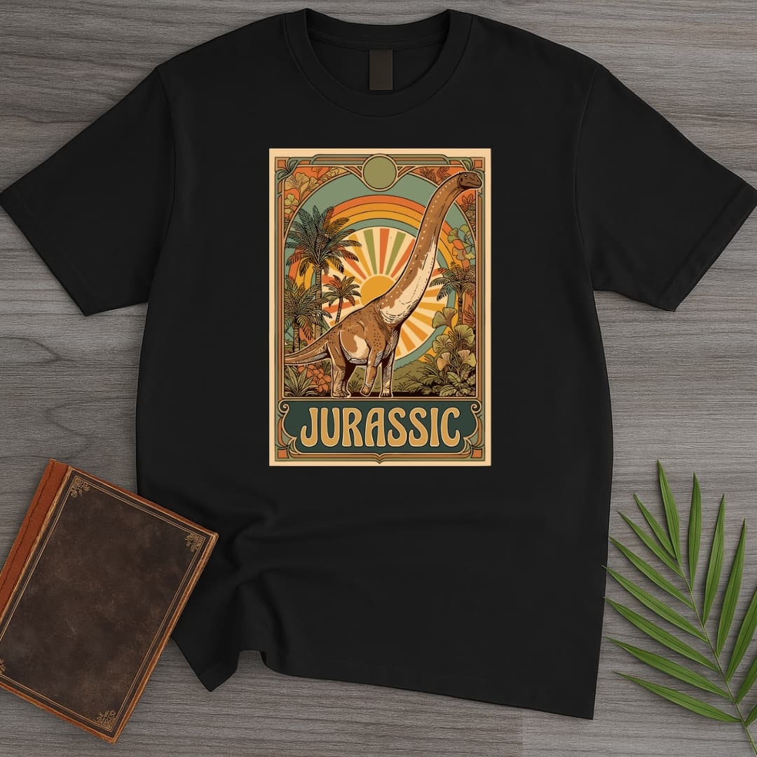 70s Vintage Jurassic Sauroposeidon T-Shirt