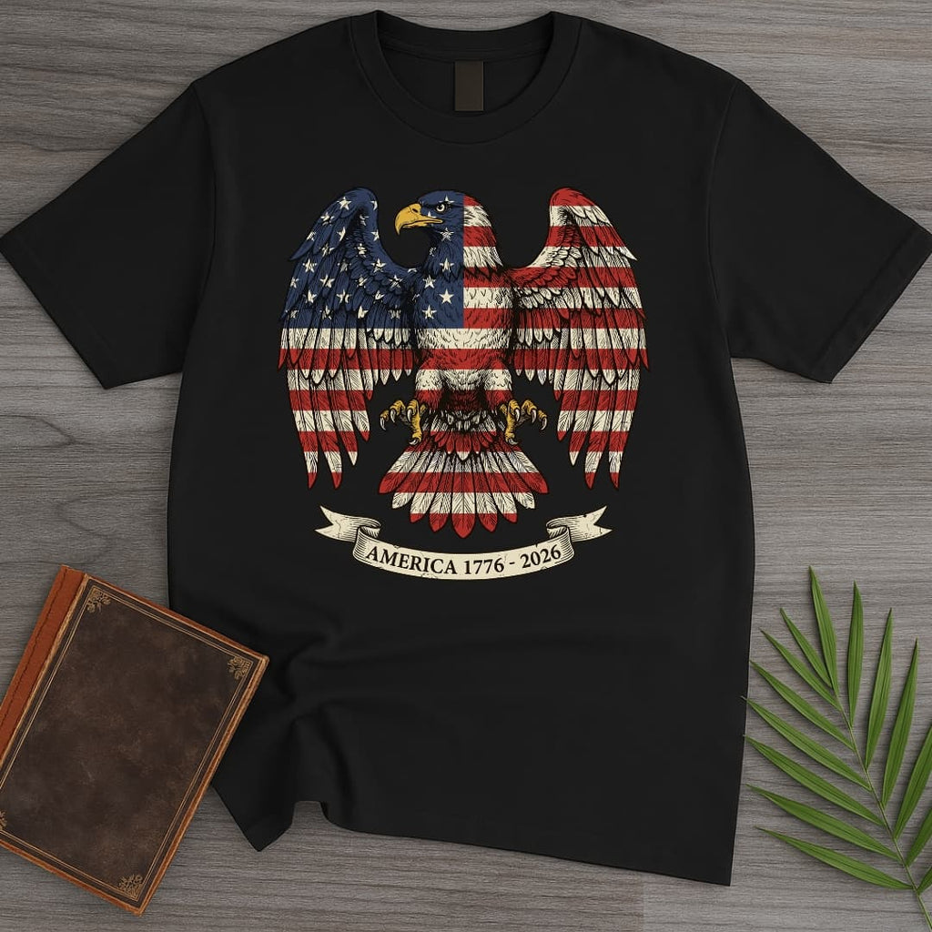 Americas 250th Old Glory Eagle T-Shirt