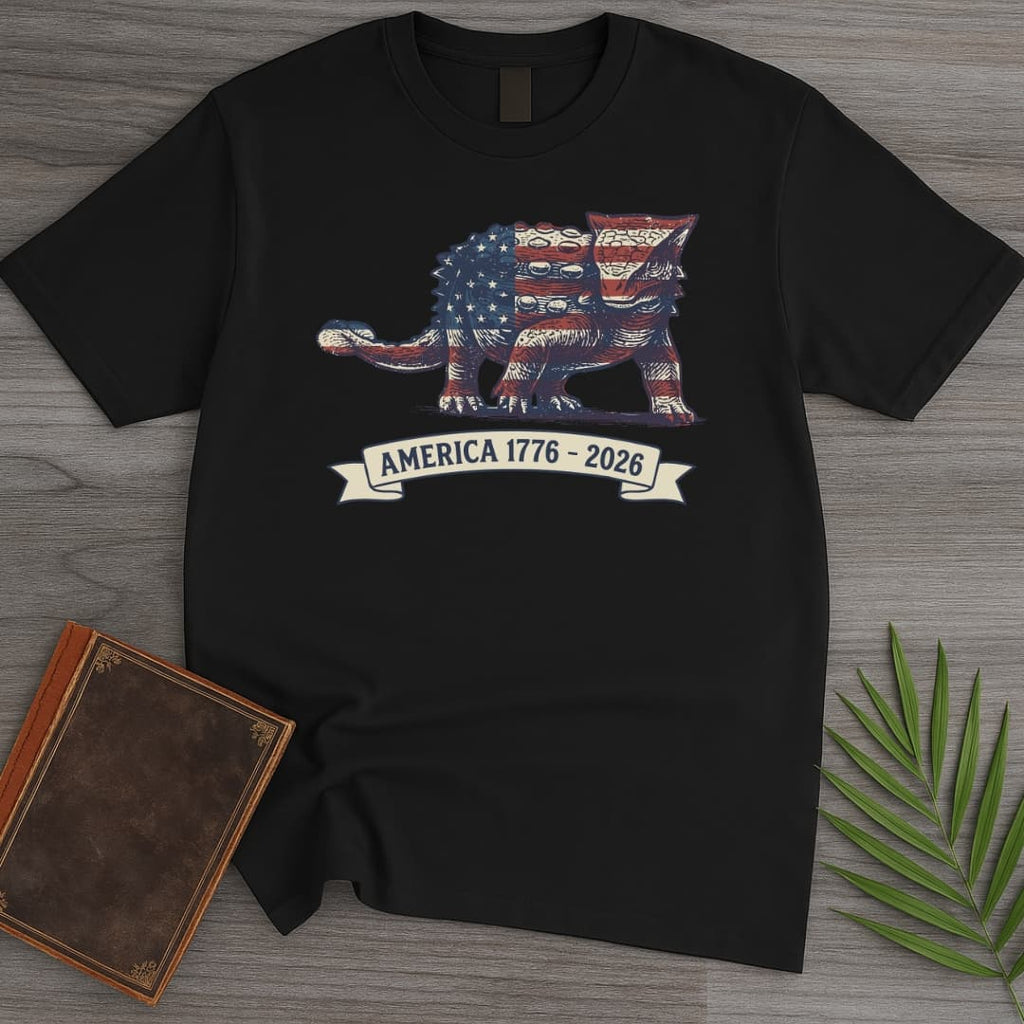 Armored Dinosaur Americas 250th T-Shirt